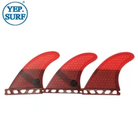surfing single tabs fin smluk2 1 red color fins honeycomb fibreglass fin surf board fin quilhas of good quality