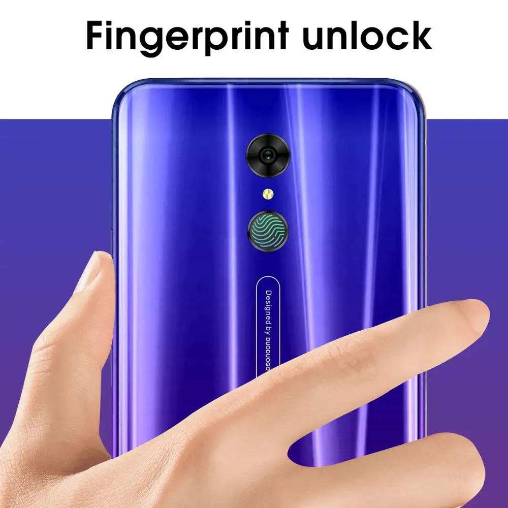 DUODUOGO G55 мобильный телефон Android 9 0 3 ГБ ОЗУ 16 Гб ПЗУ 13MP + 5MP 5 "HD ips 4800mAh отпечаток