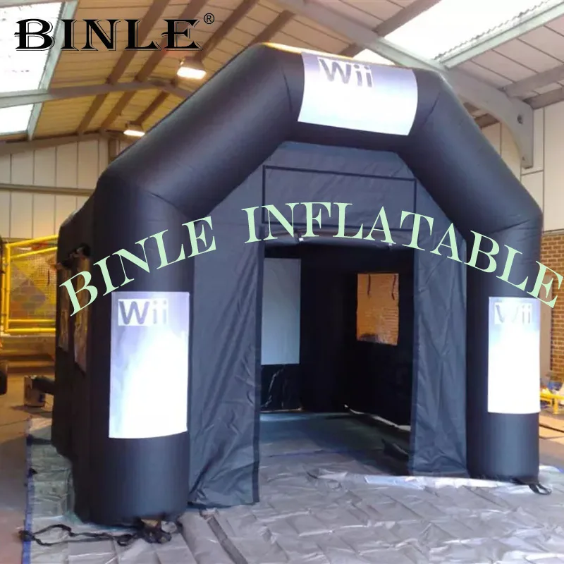 Billig Angepasst Riesen Werbung Aufblasbare Platz Zelt Outdoor Film/kino Zelt Aufblasbare Sport Käfig Zelt Mit Bildschirm Für Verkauf