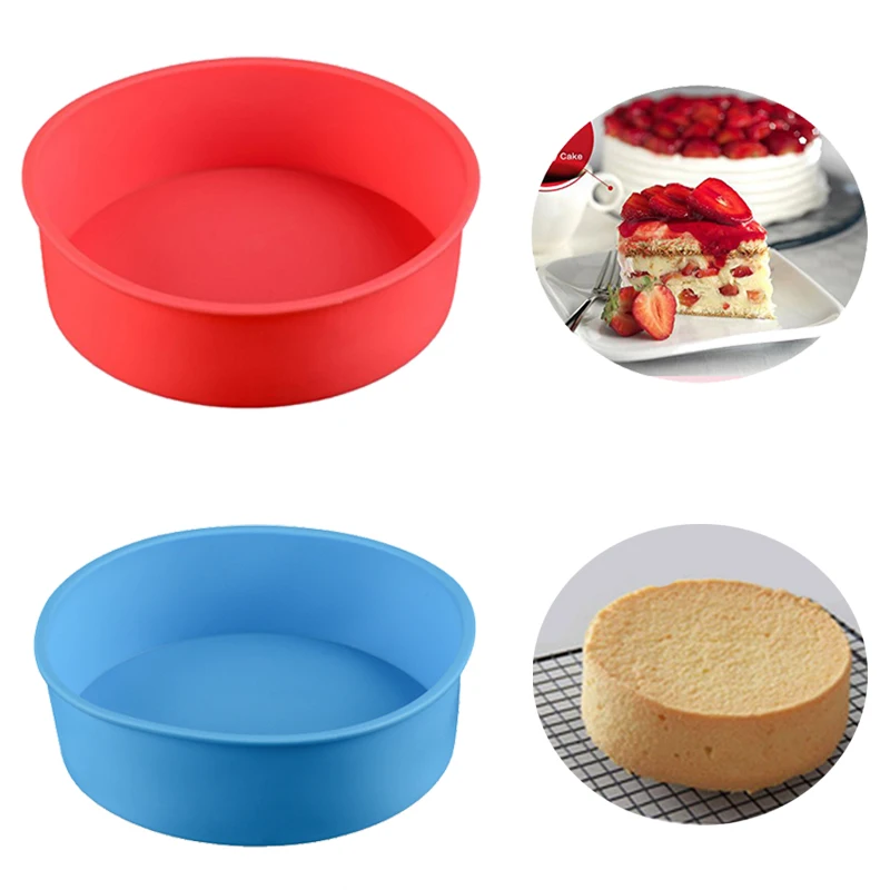 Силиконовые DIY десерты торт плесень кухня формы для выпечки круглой торта Мусса