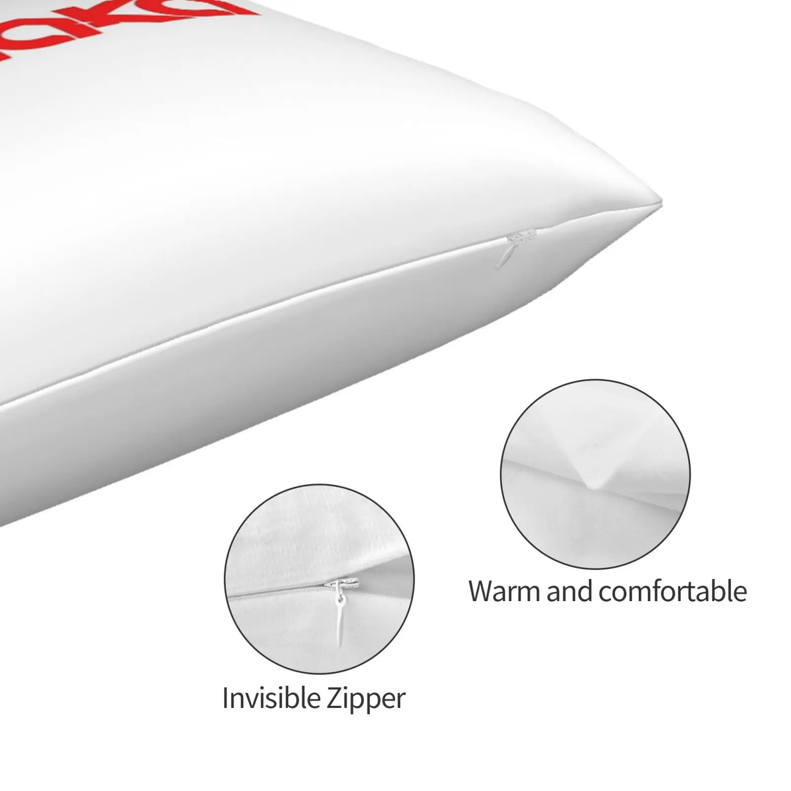 Чехол-наволочка с изображением бабочек и голубого бренди 20x30 50*75