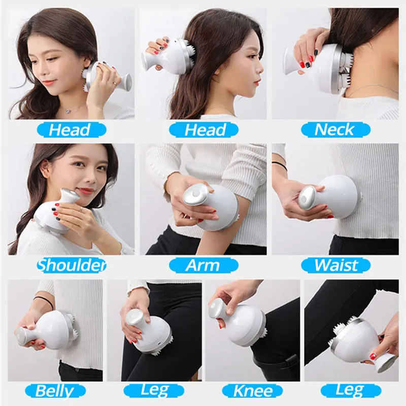 Электрический массажер для головы USB акупунктурный снятия стресса способствует