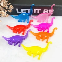5pcs dinosaur charms multicolor flatback resin for necklace keychain pendant diy making accessories