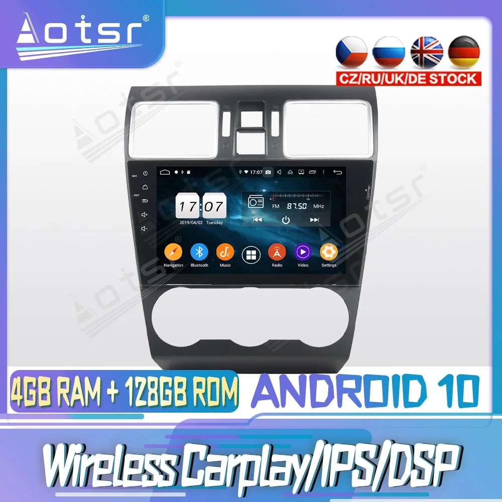 

Android10 PX6 128G For SUBARU WRX/XV 2015-2016 Car DVD GPS Navigation Auto Radio Stereo Video Multimedia Player HeadUnit 2din