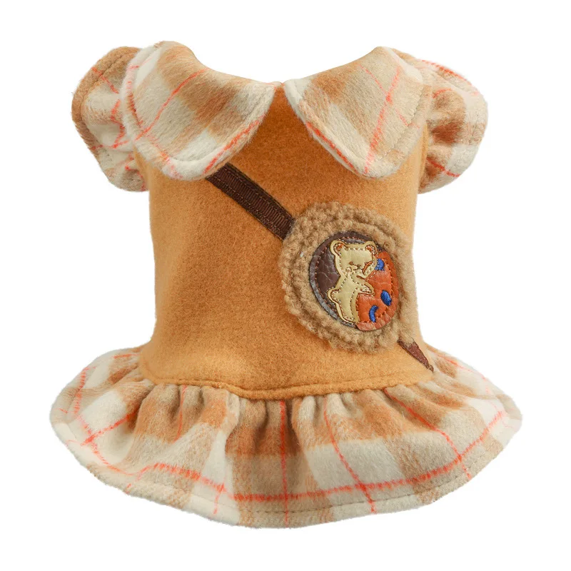 Зимняя одежда для домашних животных кошек щенков маленьких собак Милая женская