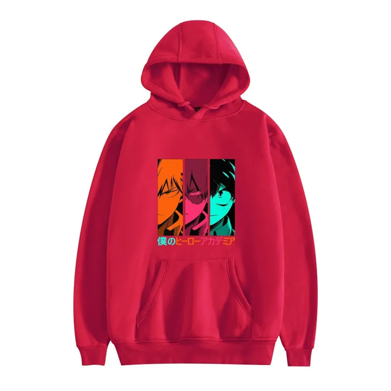 

My Hero Academia Men Hoodies Autumn Casual Pullover Sweats Hoodie Fashion Sweatshirts Japan Anime Hip Hop Sweatshirt Clothes Men