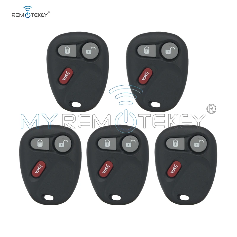 

Чехол Remtekey для Buick Cadillac Chevrolet Pontiac с 3 кнопками, 5 шт.