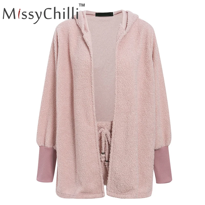 Женский трикотажный комбинезон MissyChilli повседневный однотонный из двух предметов