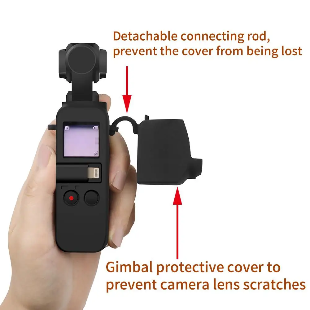 Для DJI OSMO Карманный Протектор набор Мягкий силиконовый чехол с шеей/ремешок для