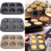 non stick cake mould 6 cups muffin pan baking tray silicone bakeware easy to clean and perfect for making muffins or cakes