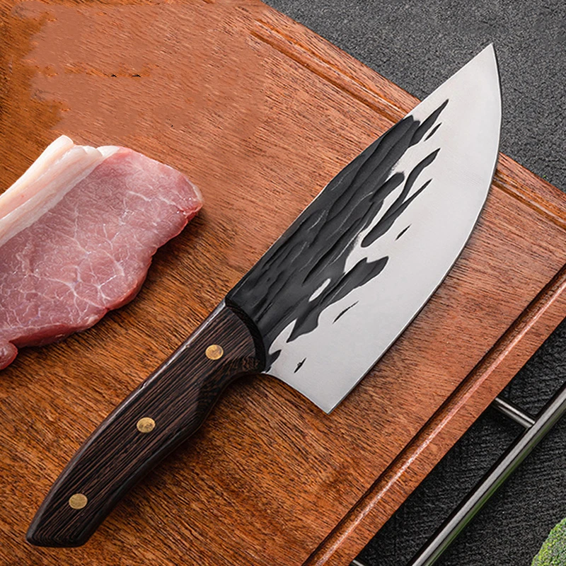 

Kitchen Tools Chinese Kitchen Knife Stainless Steel Kitchen Knife Hand-forged Meat Cleaver Slicing Knife Chef Knife