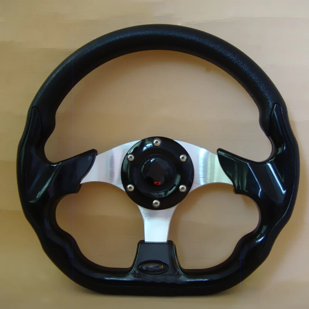 320 мм металлический Искусственная кожа рулевого колеса автомобиля модификация 6