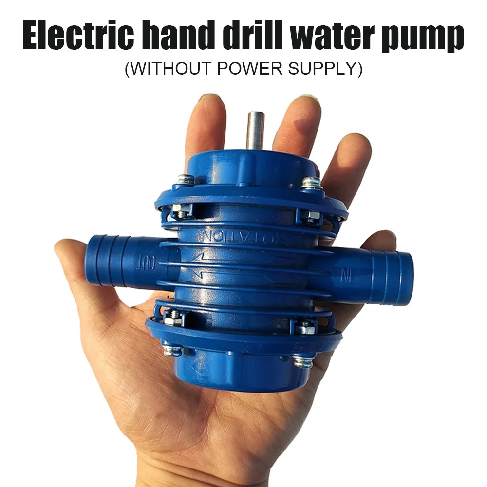 

Водяной насос с электродрелью, садовый центробежный мини-насос с самовсасывающим двигателем, ручные бытовые насосные инструменты