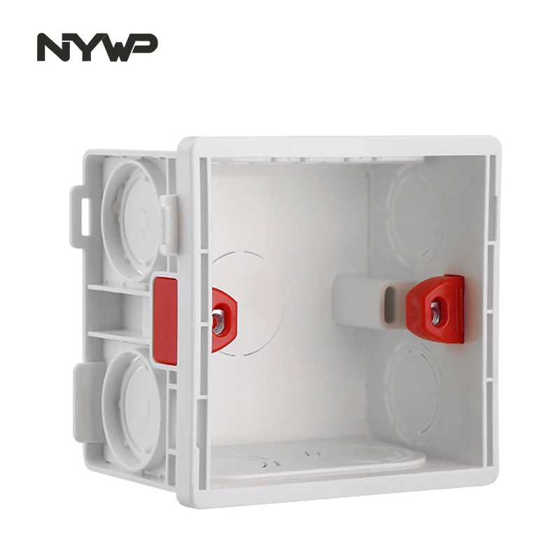 

NYWP 86 type electrical adjustable mounting box cassette switch socket junction box concealed concealed internal mounting box wh