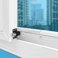 10pcs zinc alloy silverwhite anti theft window lock sliding window lock child safety protection window lock kf249