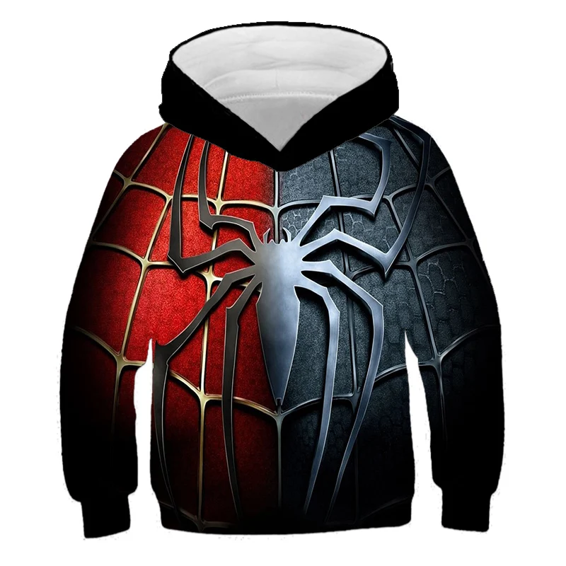 

Children's Hoodie 3D New Spidermαn movie Boy Girl hero Casual Fashion Top Harajuku Fun O-Neck Cartoons Kid Costume Boy's sweater