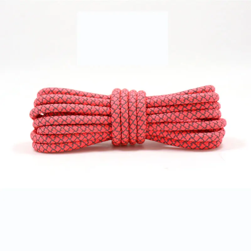 watermelon red Крутые 3M светоотражающие шнурки для обуви, спортивные безопасные кроссовки с шнурками для бега в ночное время - Цвет: watermelon red