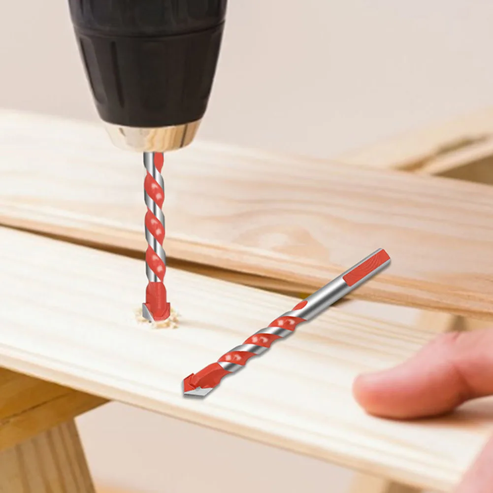 Набор сверл для плитки пластиковый цементный пакет 4 шт. 6 ~ 12 мм треугольные