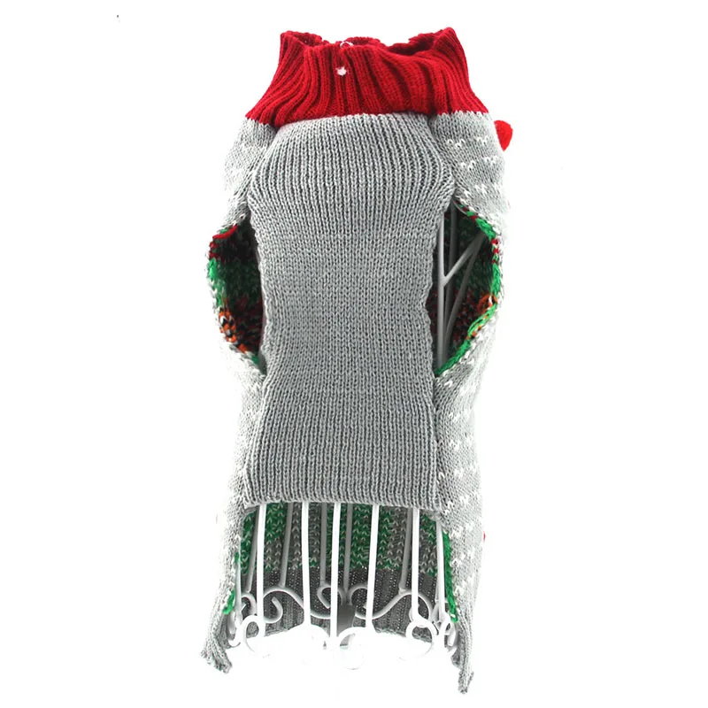 Милый клоун Свитера для собак праздничный костюм маленьких средних кошек зимняя