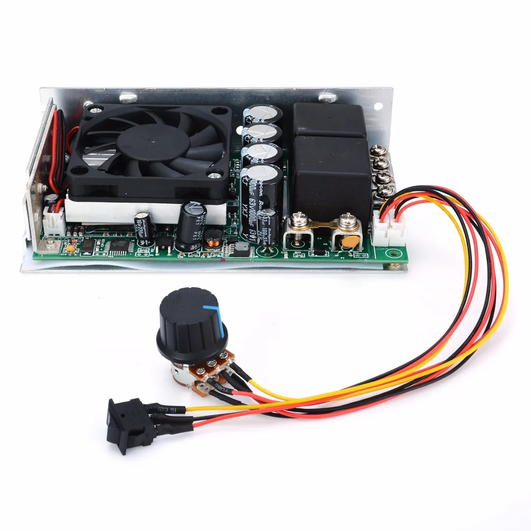 Новый DC 10-с алюминиевой крышкой 50В 100A 3000 W Программируемый Реверсивный ШИМ