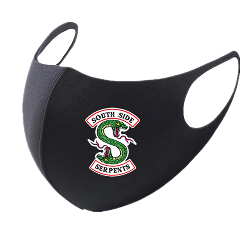 ТВ ривердейл южные змеи Косплей ледяная шелковая маска для лица взрослых