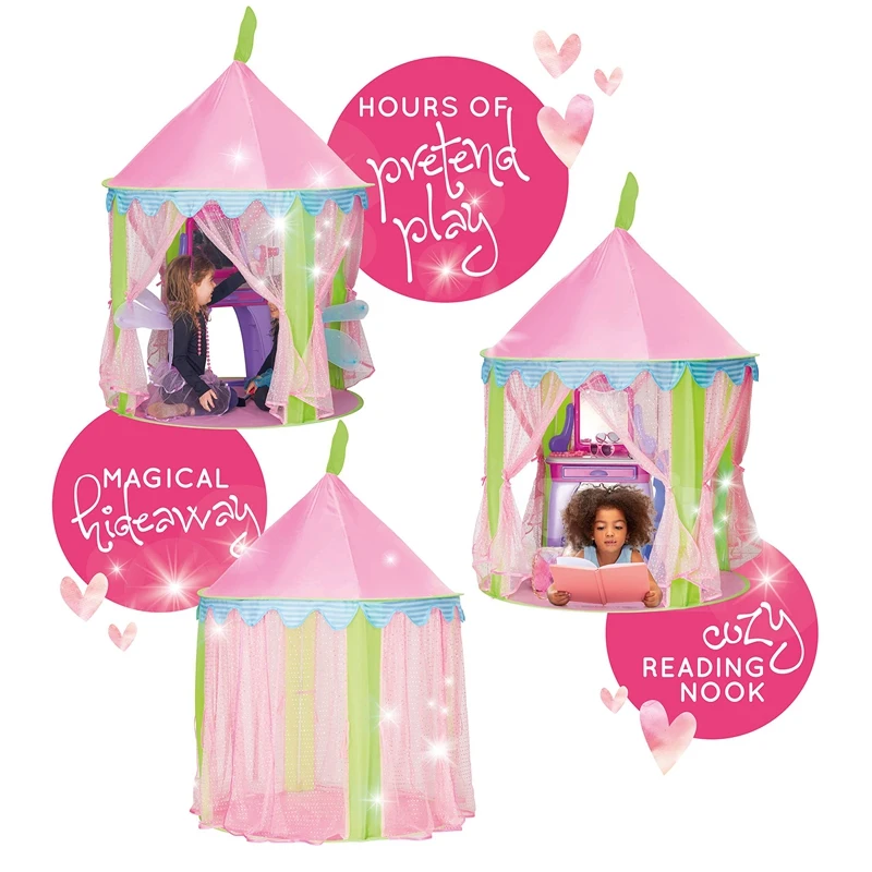 

Kids Play Tent Foldable Play House Teepee Princess Castle Kids Play Tent for Children Gift