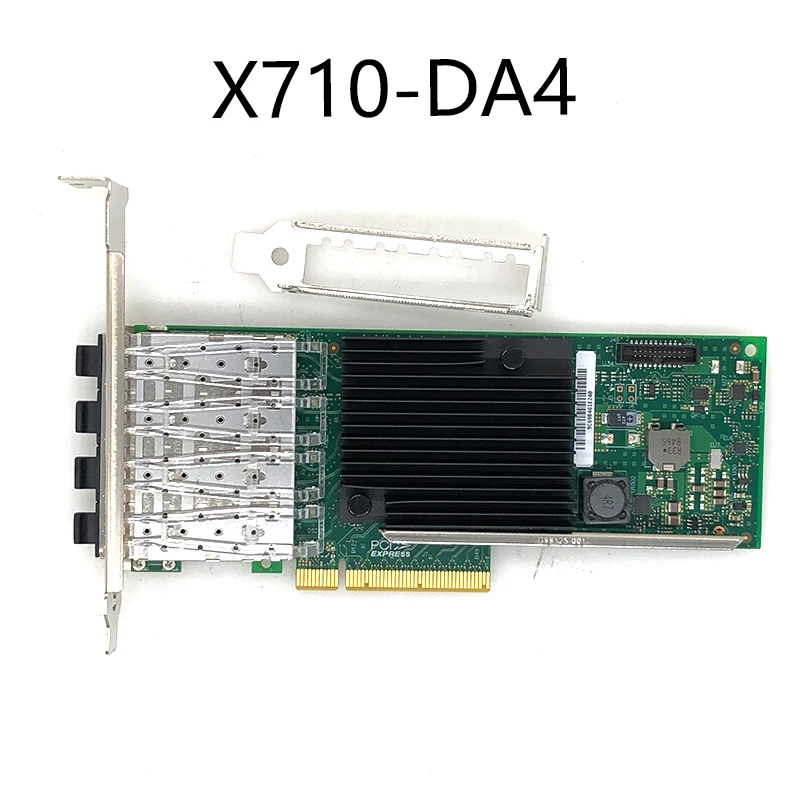 X710 DA4 4 порта SFP + 10G PCIE3.0 X8 Ethernet конвертированный сетевой адаптер четыре XL710BM1|Пульты
