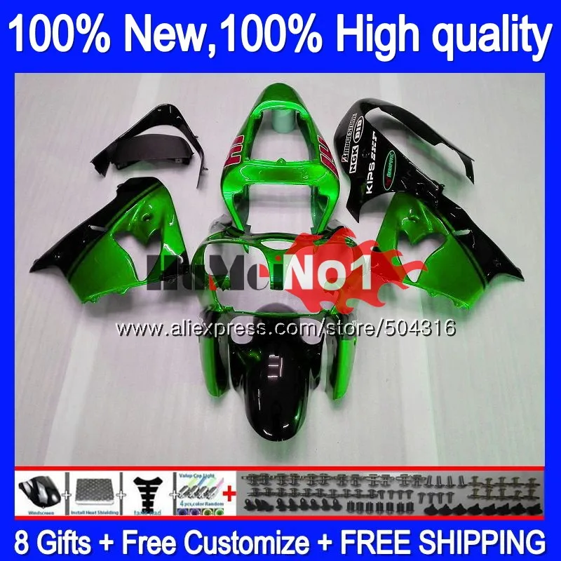 

ZX900 Kit For KAWASAKI ZX 9R 9 R 900 900CC ZX9R 00 01 02 03 Light green 84MC.51 ZX900CC ZX9 R ZX-9R 2000 2001 2002 2003 Fairing