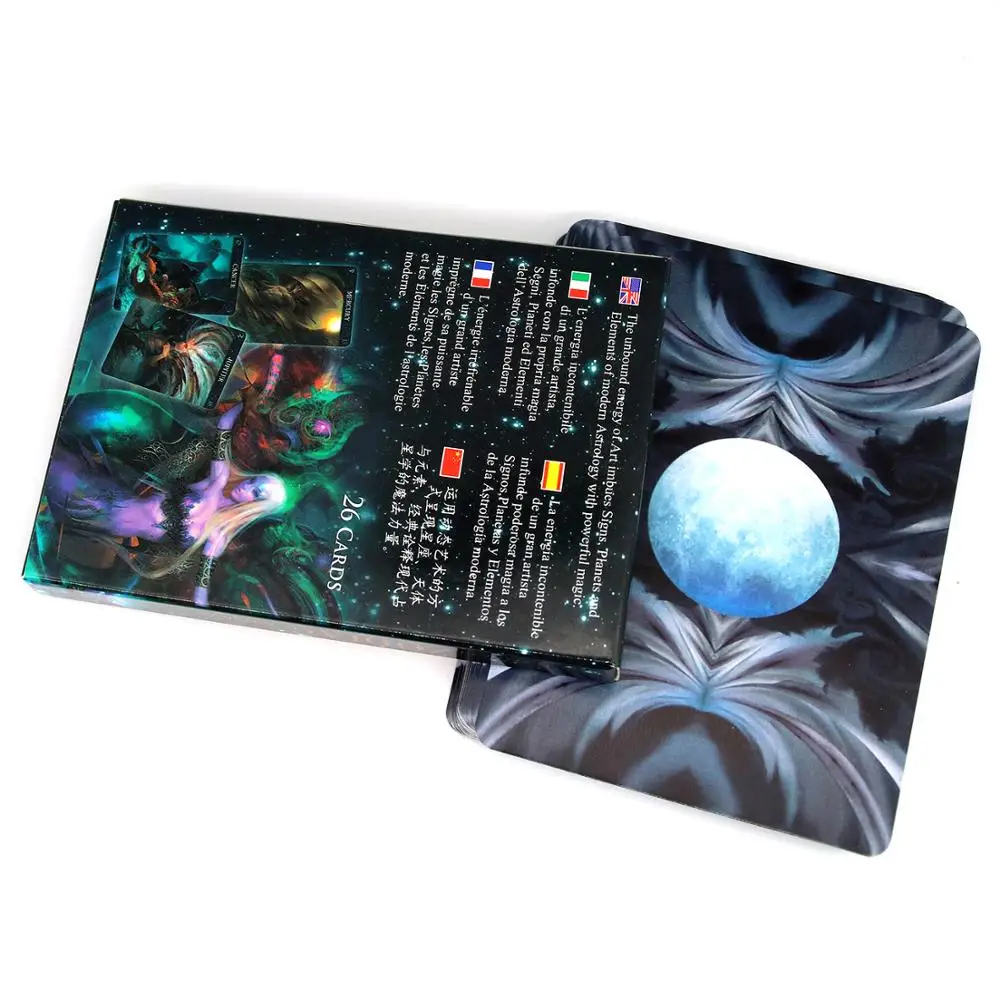 Barbieri знаки зодиака Оракл карточки Таро набор геологических карт гадания на пяти