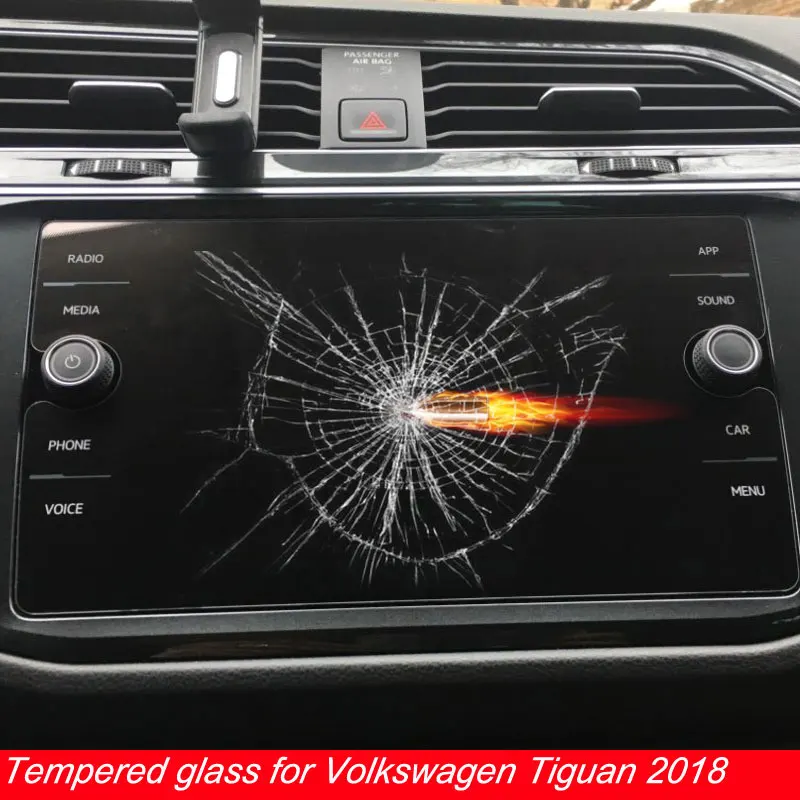 Закаленное стекло 8 дюймов для Volkswagen Golf Sportsvan 2018 2019 Стайлинг автомобиля
