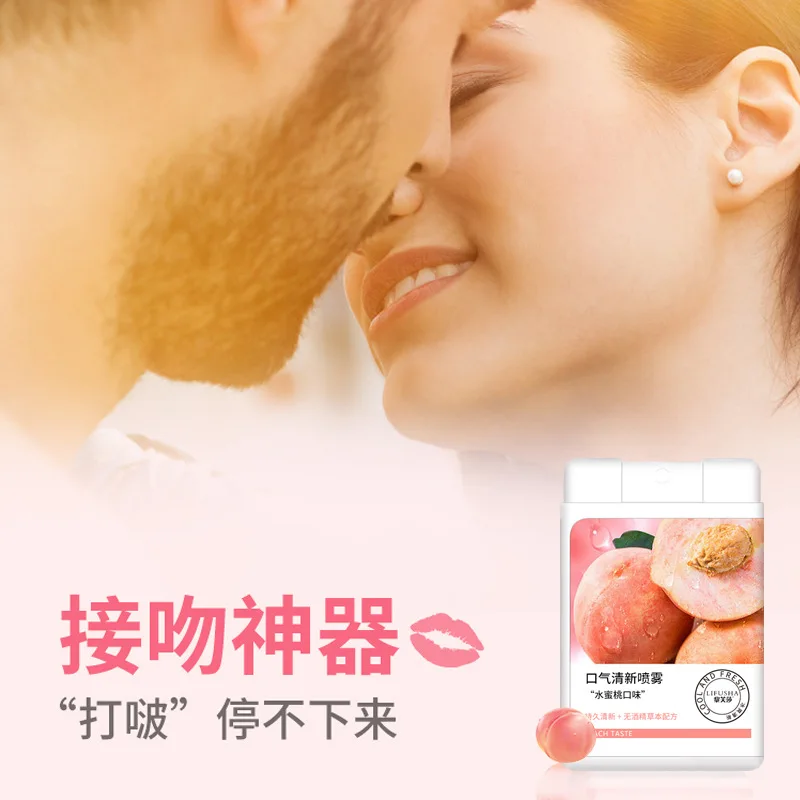 Медовый персиковый спрей освежитель дыхания для рта лечение запахов свежего