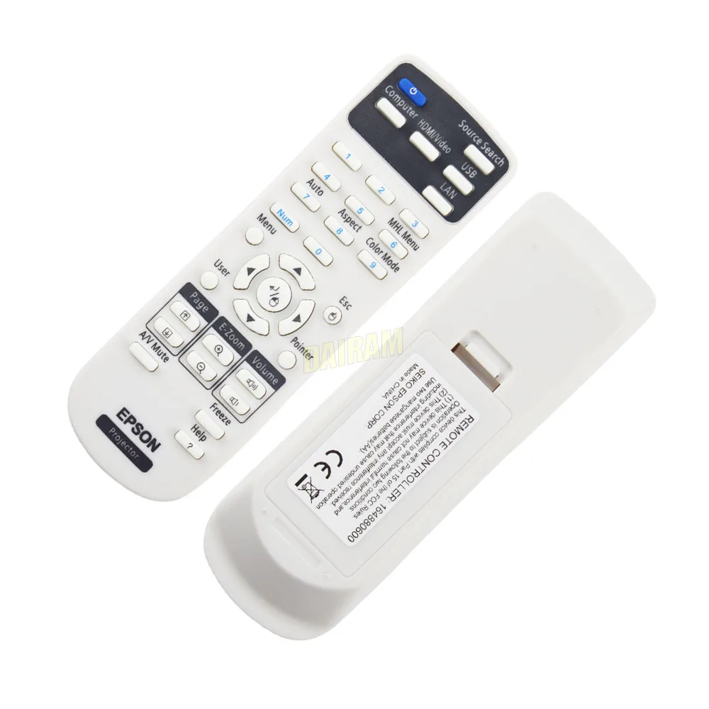 remote control for epson 1599176 projector fernbedienung remote control ex3220 ex5220 ex5230 ex6220 ex7220 725hd 730hd free global shipping