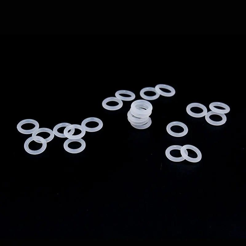 10 шт./лот белые силиконовые уплотнительное кольцо из силикона/VMQ 1 мм Толщина