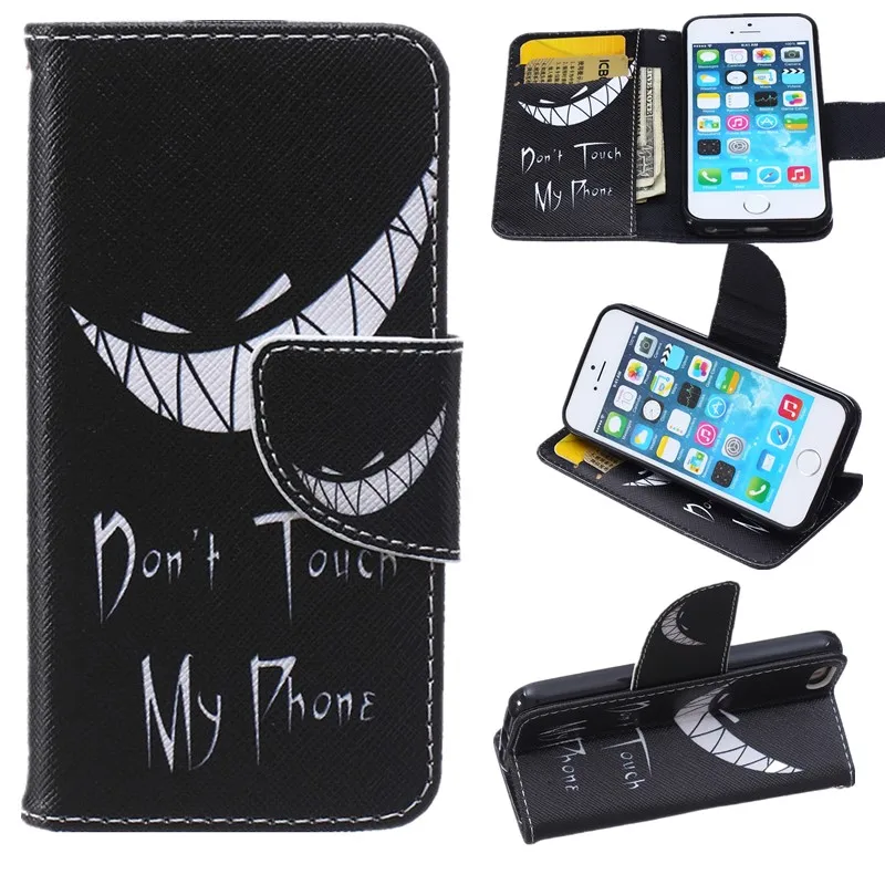 Чехол для apple iphone 5 5C чехол телефона из искусственной кожи с держателем карт 6 6S 6G 4 7