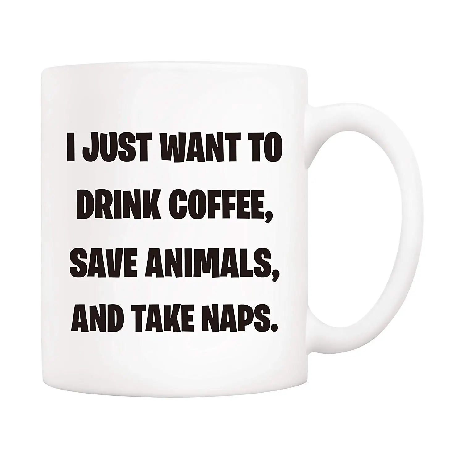 Подарки забавная кофейная кружка я просто хочу пить кофе сэкономить животных и