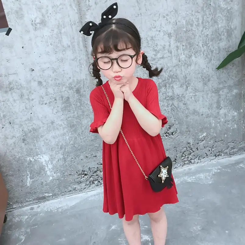Детское летнее платье для девочек модная детская одежда элегантные платья