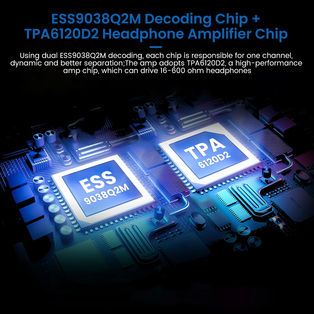 AIYIMA аудио DAC A3 Mini USB декодер Coverter Dual ES9038Q2M TPA6120D2 усилитель для наушников 24 бит 192 кГц