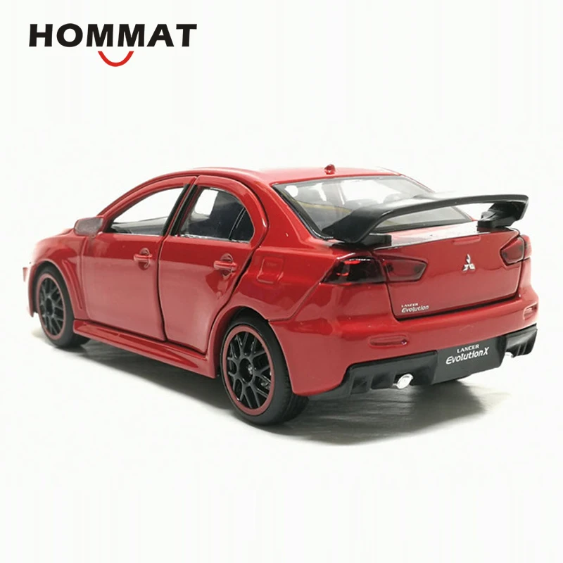 HOMMAT 1:32 весы Mitsubishi Lancer Evolution X сплав игрушечные машинки EVO X машинки модели автомобилей Моделирование игрушки для детей