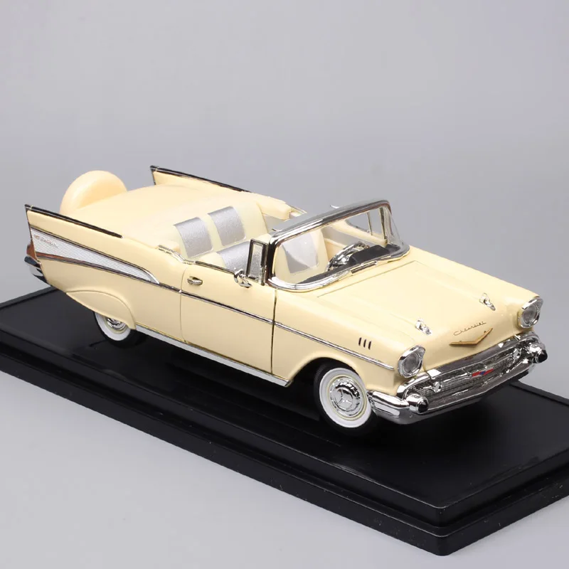 1/18 масштаб Большой Классический 1957 CHEVROLET BEL воздушный трансформер chevy Diecasts wagon Игрушки транспортные средства мышечные автомобили модели дорожный знак