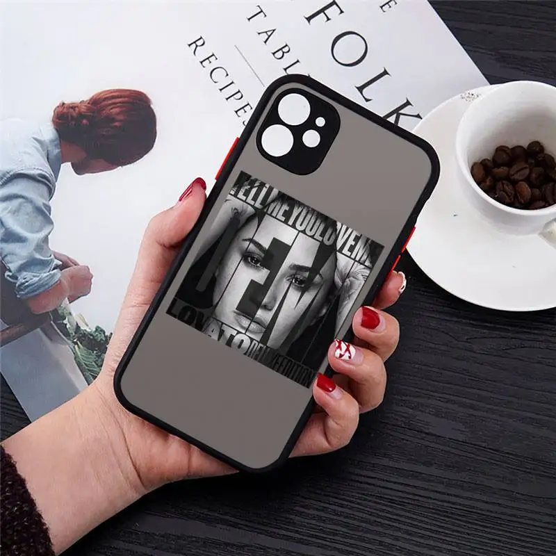

Demi Lovato Tell Me You Love Me Phone Case matte transparent For iphone 7 8 11 12 plus mini x xs xr pro max cover