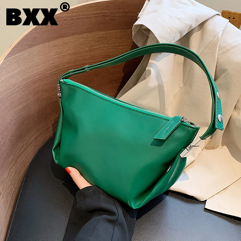 

[BXX] Женская новая короткая сумка под руку из искусственной кожи, универсальная женская сумка через плечо, модная трендовая сумка 2021 GF0128