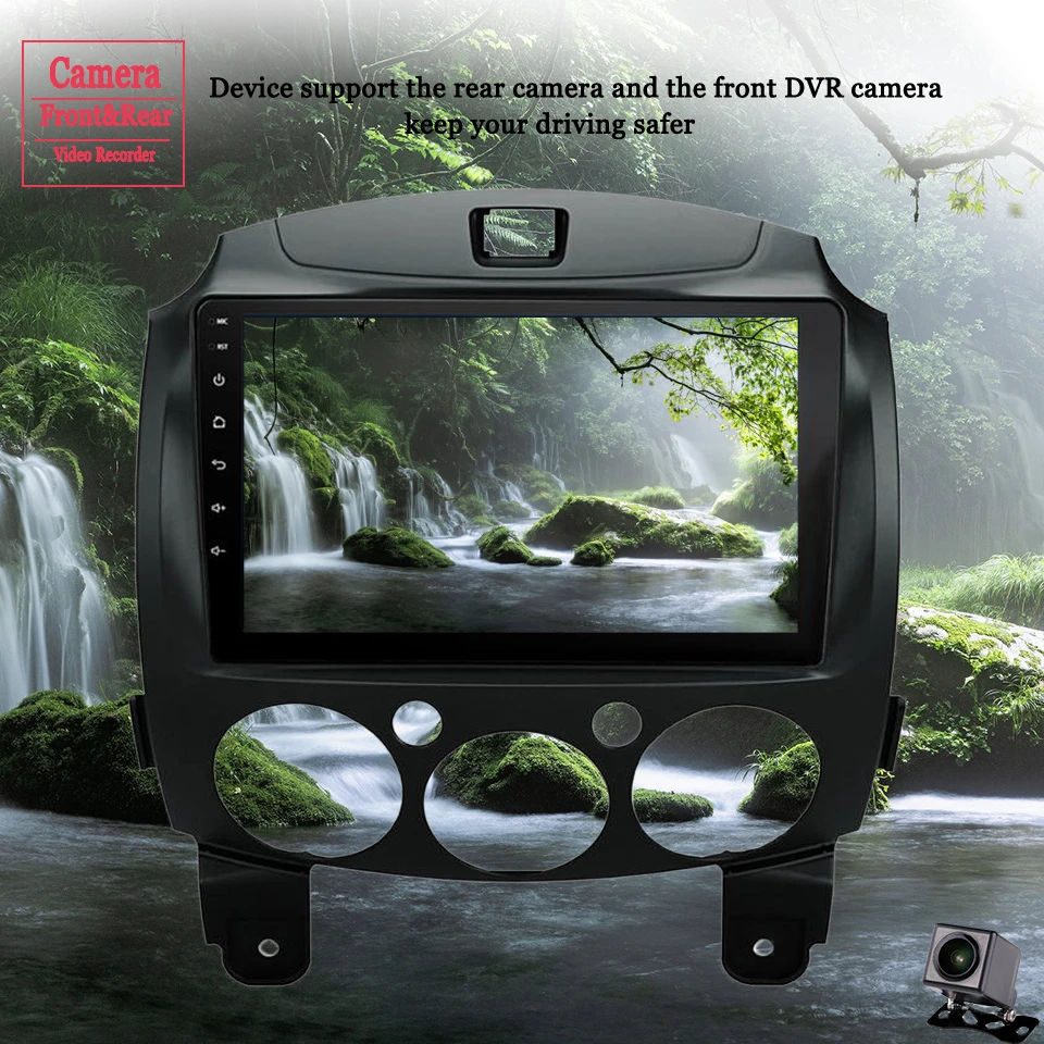 Мультимедийный видеоплеер Android 13.0 для Mazda 2 2007 2008 2009 2010 2011 2012 2013 Автомобильный