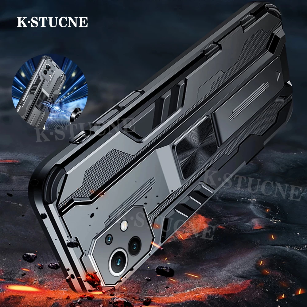

Magnetic Holder Armor Case Phone Covers For Xiaomi Redmi K40 Pro Note9 10 Pro 10T 10 Pro Xiaomi 11 Ultra Shockproof Back Coque