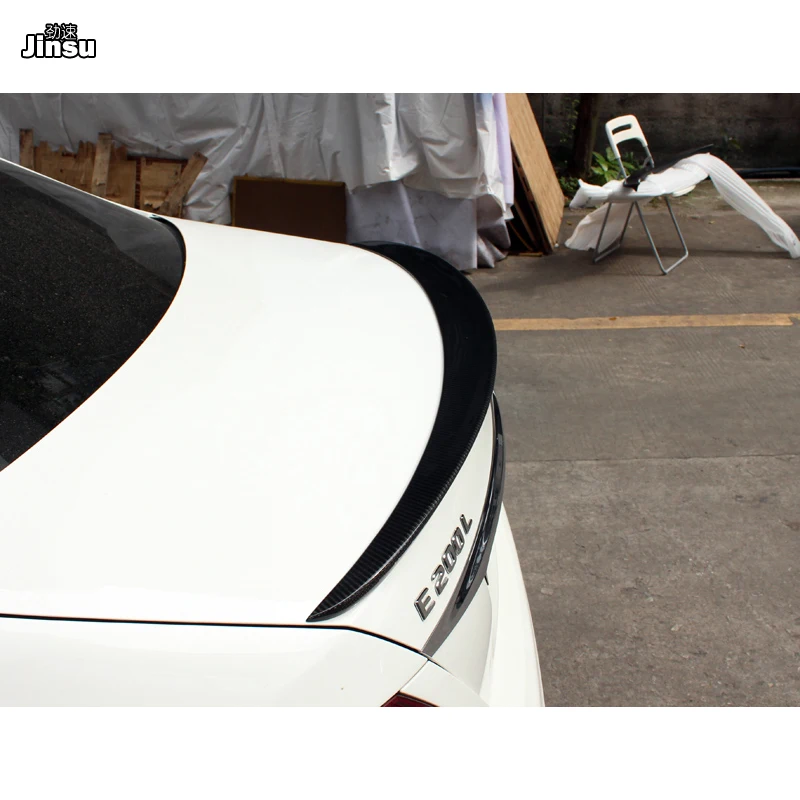 Стильный спойлер AMG для заднего багажника из углеродного волокна губа Benz E class sedan