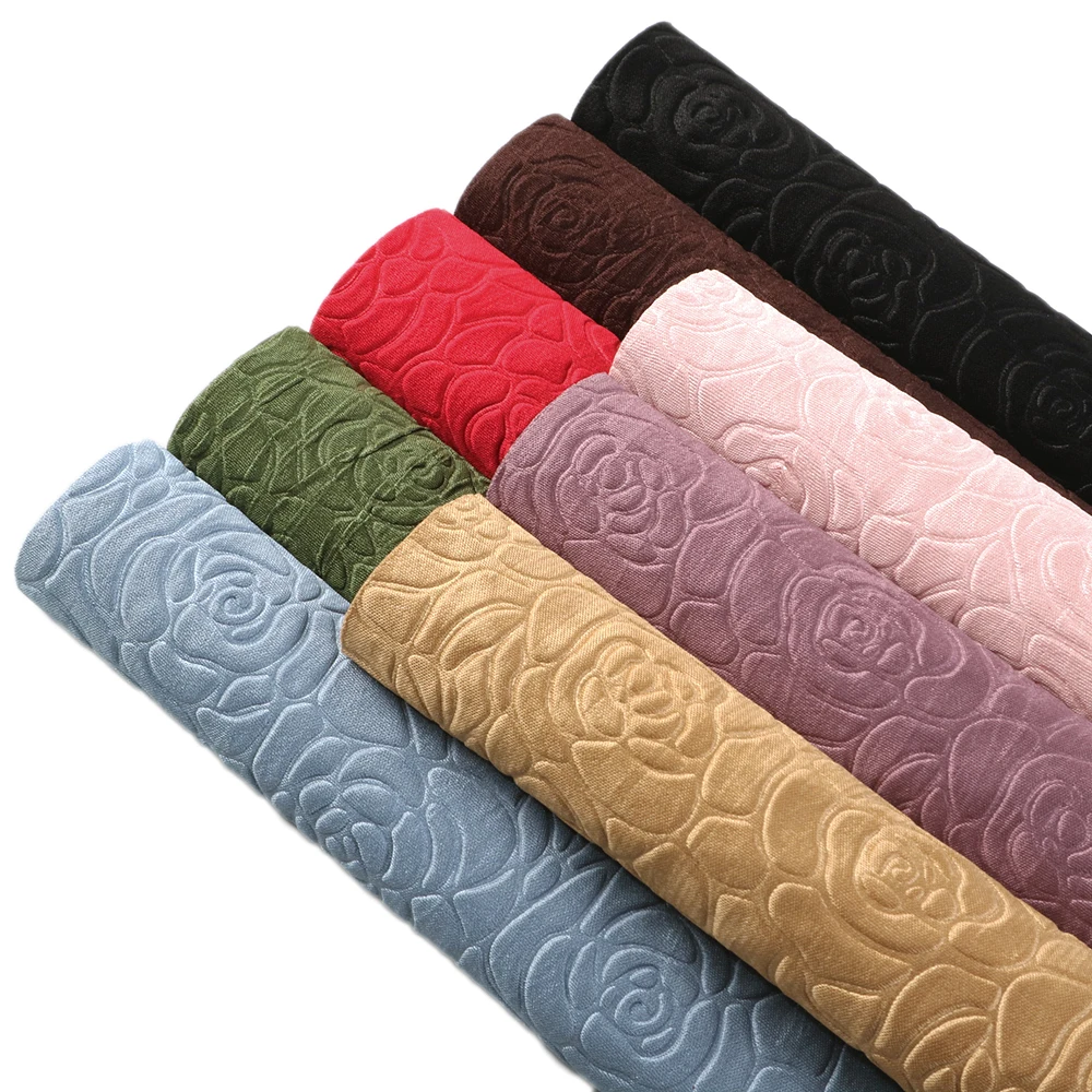 David accessories 20*33 см Цветочная текстура искусственная кожа ткань Лист виниловая