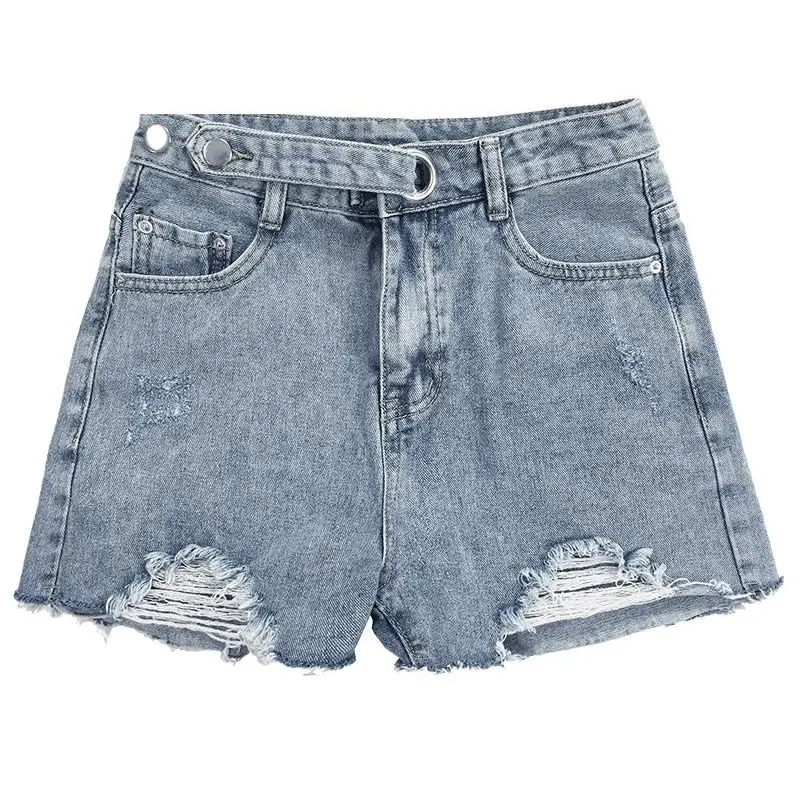 

Women's Summer Denim Shorts Sexy Thin Section High Waist Shorts Loose Casual Denim Shorts