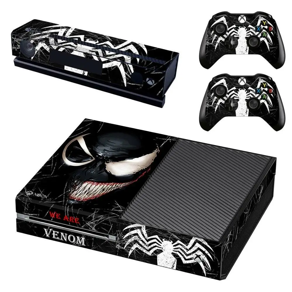 Наклейка s Venom для Xbox one кожа Виниловая наклейка стикеры Adesivo консоль Kinect два