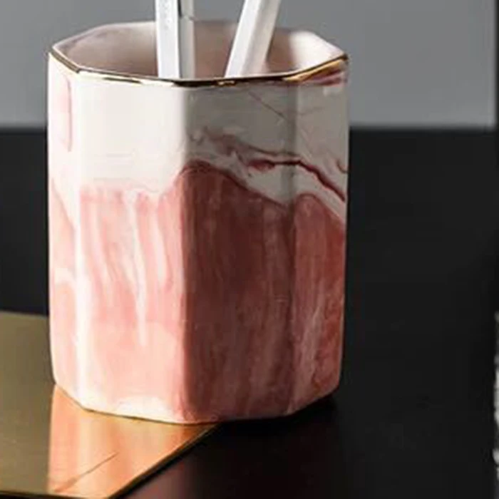 Мраморный резервуар для хранения в скандинавском стиле керамическая банка