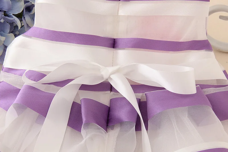 Детское праздничное платье без рукавов с ожерельем для маленьких девочек костюм