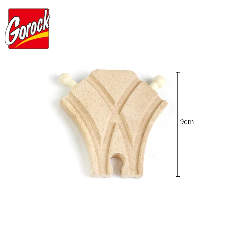 

Montessori All Kinds Wooden Track Railway Toys Beech Wooden Train Track Accessories Tracks Educational Toys for Children Kids